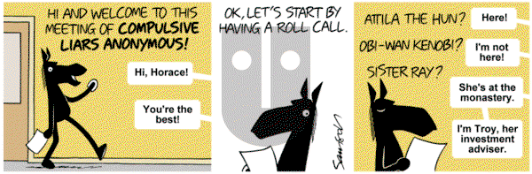 Dark Side of the Horse on Wednesday June 3, 2015 Comic Strip