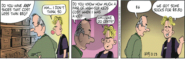 Luann on Friday August 23, 2019 Comic Strip