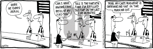 The Duplex on Wednesday August 25, 1999 Comic Strip