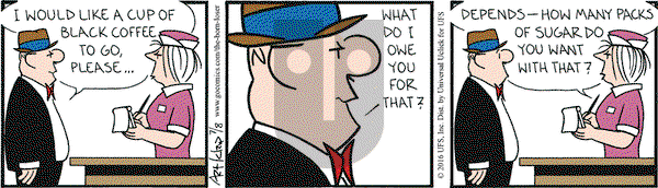 The Born Loser on Friday July 8, 2016 Comic Strip