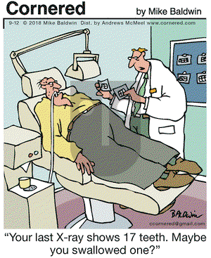 Cornered on Wednesday September 12, 2018 Comic Strip