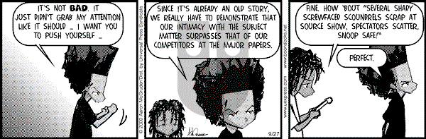 The Boondocks on Saturday April 30, 2011 Comic Strip