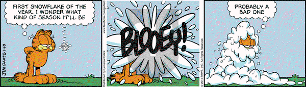 Garfield on Saturday January 10, 2015 Comic Strip