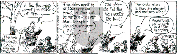 The Elderberries on Tuesday December 6, 2005 Comic Strip