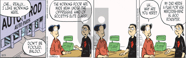 Baldo - Saturday December 3, 2005 Comic Strip