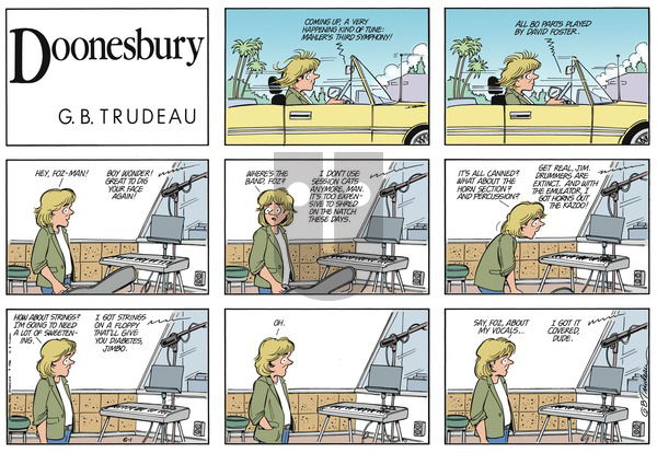 Doonesbury on Sunday June 1, 1986 Comic Strip