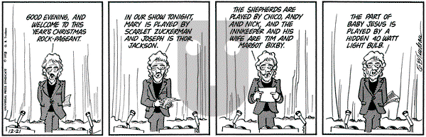 Doonesbury on Friday December 21, 1973 Comic Strip