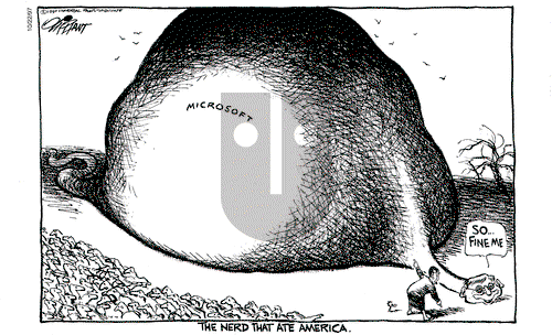 Pat Oliphant on Wednesday October 22, 1997 Comic Strip