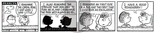 Peanuts on Monday July 23, 1973 Comic Strip