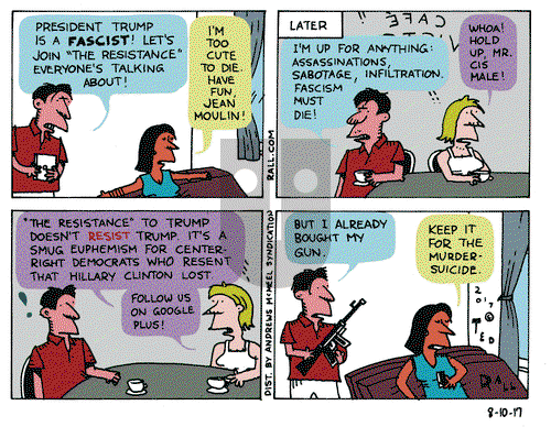 Ted Rall on Thursday August 10, 2017 Comic Strip