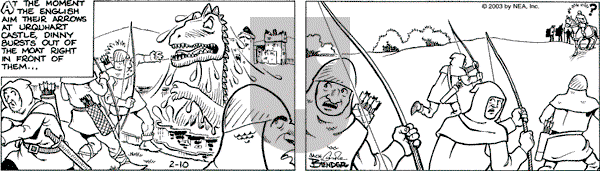 Alley Oop on Monday February 10, 2003 Comic Strip
