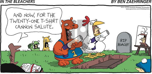 In the Bleachers on Sunday June 30, 2019 Comic Strip