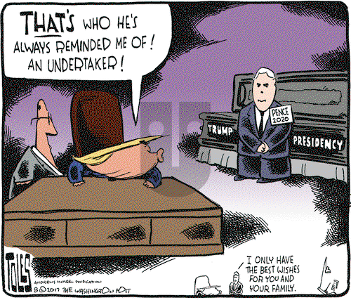Tom Toles on Friday August 11, 2017 Comic Strip