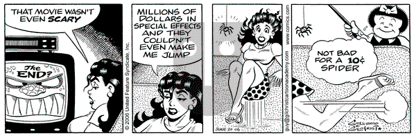 Nancy on Tuesday June 20, 2006 Comic Strip