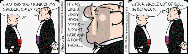 The Born Loser on Monday February 12, 2018 Comic Strip
