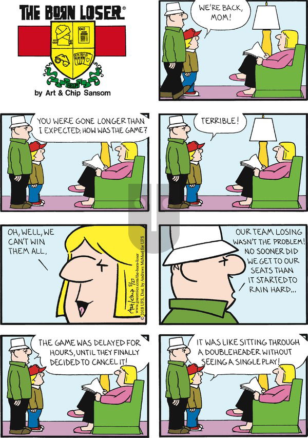 The Born Loser on Sunday May 27, 2018 Comic Strip