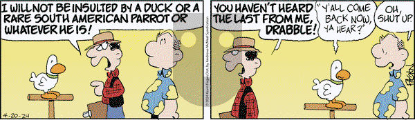Drabble - Saturday April 20, 2024 Comic Strip