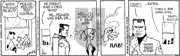 Over the Hedge on Tuesday January 4, 2000 Comic Strip
