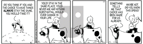 Cow and Boy Classics on Saturday March 10, 2007 Comic Strip