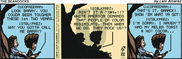 La Cucaracha on Tuesday November 9, 2010 Comic Strip