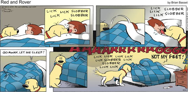 Red and Rover on Sunday March 29, 2015 Comic Strip