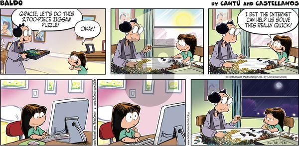 Baldo on Sunday December 6, 2015 Comic Strip