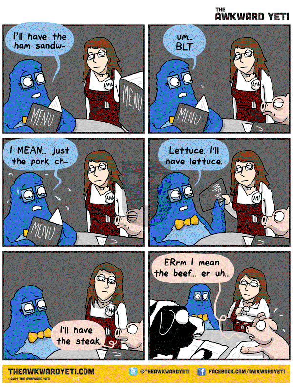 The Awkward Yeti on Thursday July 9, 2015 Comic Strip