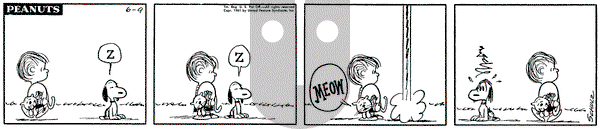 Peanuts on Friday June 9, 1961 Comic Strip