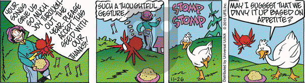 Rose is Rose on Thursday November 26, 2015 Comic Strip