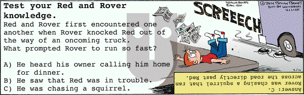 Red and Rover on Tuesday February 11, 2014 Comic Strip