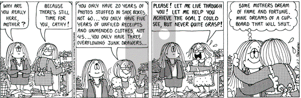 Cathy Classics - Wednesday January 27, 1993 Comic Strip