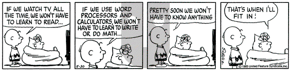 Peanuts on Thursday May 30, 1985 Comic Strip
