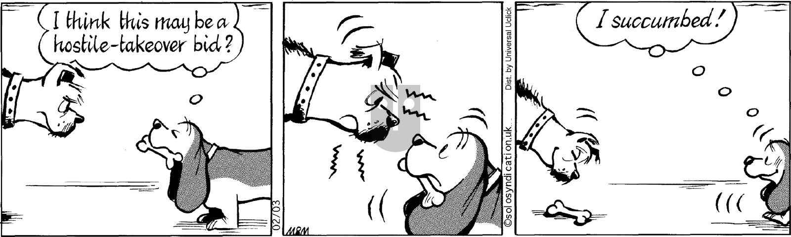 Fred Basset on Monday February 3, 2014 Comic Strip