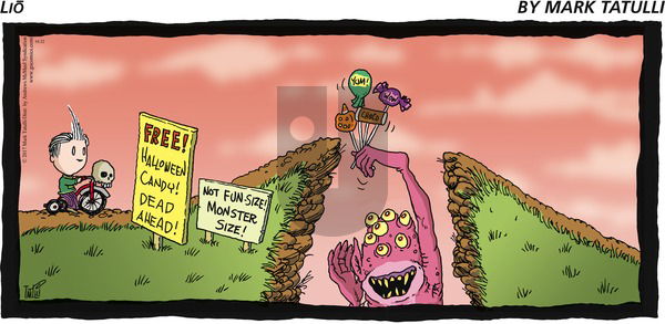 Lio on Sunday October 22, 2017 Comic Strip