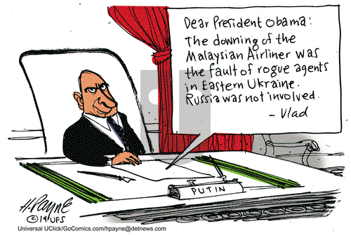 Henry Payne on Wednesday July 23, 2014 Comic Strip