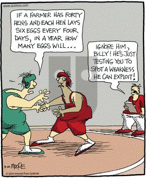 In the Bleachers on Saturday March 20, 2004 Comic Strip