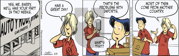 Baldo on Thursday February 5, 2009 Comic Strip