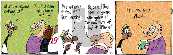 The Knight Life on Monday January 24, 2011 Comic Strip