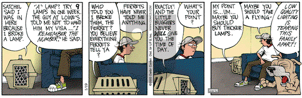 Get Fuzzy on Wednesday January 19, 2005 Comic Strip