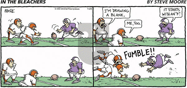 In the Bleachers on Monday September 25, 2006 Comic Strip