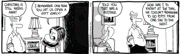 The Buckets on Thursday December 7, 2006 Comic Strip