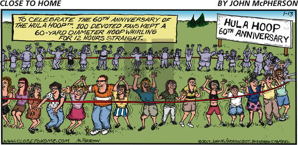 Close to Home on Sunday January 13, 2019 Comic Strip