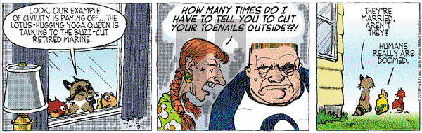 Over the Hedge on Friday July 13, 2018 Comic Strip
