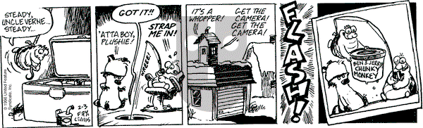 Over the Hedge on Saturday February 3, 1996 Comic Strip
