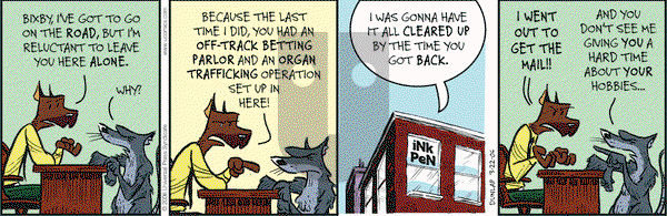 Ink Pen on Wednesday March 22, 2006 Comic Strip