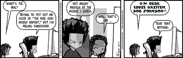 The Boondocks on Monday January 12, 2009 Comic Strip