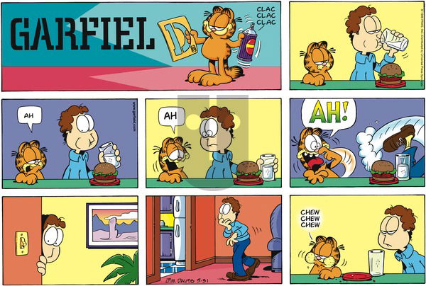 Garfield on Sunday May 31, 1998 Comic Strip