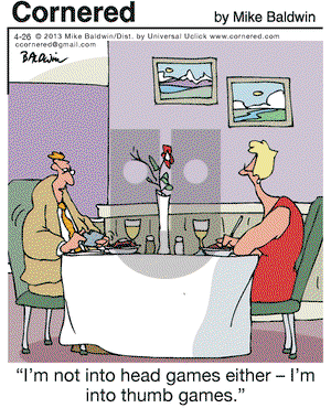 Cornered on Friday April 26, 2013 Comic Strip