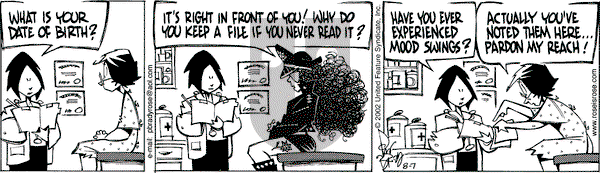 Rose is Rose on Wednesday August 7, 2002 Comic Strip