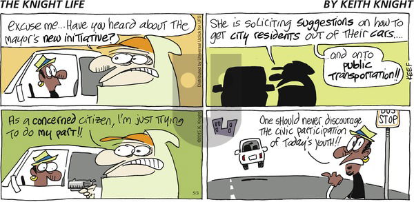 The Knight Life on Sunday May 3, 2015 Comic Strip